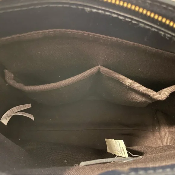 Madewell Navy Blue Small Transport Crossbody Bag with Multicolor Strap - Picture 7 of 7